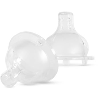 Baboo Premium Silicone Teat Medium Flow tetină pentru biberon - imagine 2